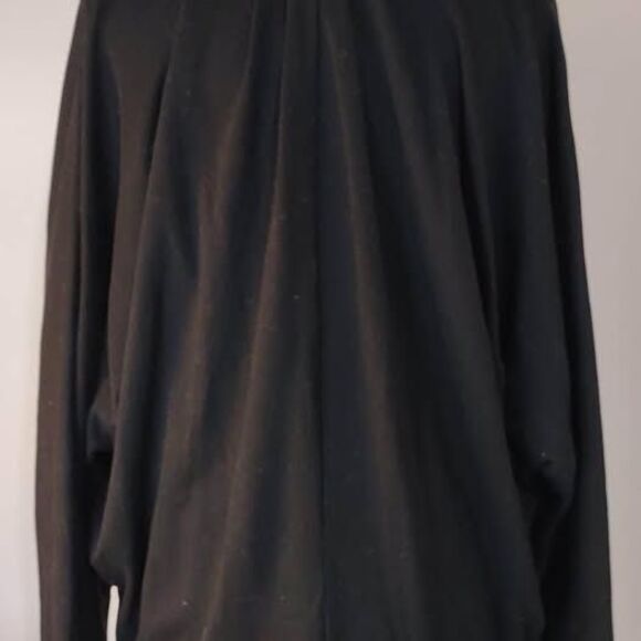NWT Large Due Per Due Black Cardigan Women C4187 - Picture 3 of 8